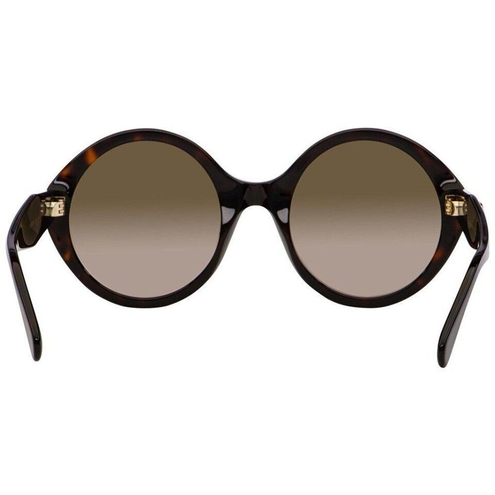 Gucci GG0797S 002 Women Round Sunglasses in Acetate Frame w/Brown Gradient Lens - Picture 4 of 6